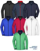 DAIBER-JAMES & NICHOLSON DAMEN-SOFTSHELL-JACKE -PROMO JN1129- Innenseite Fleece, atmungsaktiv