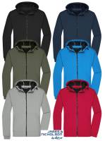 DAIBER-JAMES & NICHOLSON PREMIUM-KAPUZEN-SOFTSHELL-JACKE -JN1146- Stretch, atmungsaktiv