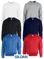 GILDAN COMFORT-SWEAT-SHIRT -HEAVY BLEND G18000- bis Gr. 5XL, Mischgewebe, pflegeleicht