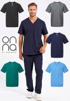 ONNA UNISEX STRETCH-OP-KASACK / SCHLUPF-KASACK -NN200- super bequem, EASY-CARE