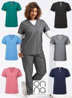 ONNA DAMEN- STRETCH-OP-KASACK / SCHLUPF-KASACK -NN300- super bequem, EASY-CARE