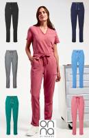 ONNA DAMEN-STRETCH-SCHLUPF-HOSE / CARGO-HOSE -NN600- viele Taschen, super bequem, EASY-CARE 