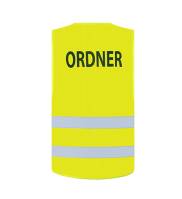 WARNSCHUTZ-WESTE -ORDNER KX010O- bedruckt auf Rücken mit ORDNER