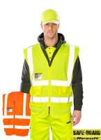 RESULT MESH-EXECUTIVE-WARNSCHUTZ-WESTE MIT TASCHEN -COOL MESH R479X / RT479- Fronttaschen, Ausweistasche