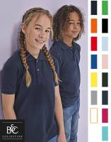 B&C KINDER-COMFORT-POLO-SHIRT -MY POLO PK001-  toller Tragecomfort