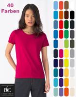 B&C DAMEN-COMFORT-T-SHIRT -E190 / TU04T- 40 Farben, hochwertige 185-Gramm-Qualität