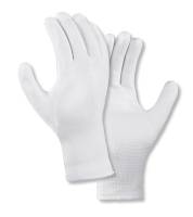 NYLON-STRICK-HANDSCHUH MIT PU-BESCHICHTUNG -TEXXOR 2405, Farbe weiss, zertifiziert für den Lebensmittelbereich, Abnahme 60 / 120 / 240 Paar je Größe