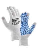 TOUCHSCREEN NYLON-STRICK-HANDSCHUH MIT PVC-NOPPEN -TEXXOR TOUCH 1942-  hervorragendes Tast- und Feingefühl, Abnahme 60 / 120 / 240 Paar je Größe