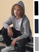 B&C KINDER-COMFORT-KAPUZEN-SWEAT-JACKE -ZIP-HOODIE WK003-ID.334-  toller Tragecomfort