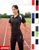 SPIRO DAMEN-SPORT-POLO-SHIRT -TEAM SPIRIT RT177F- atmungsaktiv, CoolDry