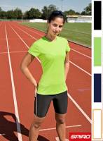SPIRO DAMEN-SPORT-T-SHIRT -QUICK DRY RT253F- atmungsaktiv, schnell trocknend