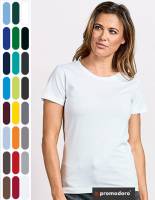 PROMODORO DAMEN-PREMIUM T-SHIRT -3005_3005F- Rundhals, 24 Farben, beste Markenqualität zum TOP-Preis