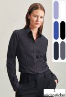 SEIDENSTICKER EXCLUSIV-DAMEN-BLUSE -SLIM SN080613- Slim-Fit, Langarm, TOP-Marken-Qualität von Seidensticker, 100% Baumwolle, bügelfrei