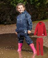 KINDER-REGENANZUG -JACKE und HOSE RESULT RT95J- absolut wasserdicht