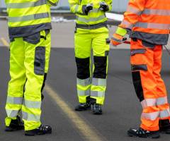LEIKATEX PROFI-WARNSCHUTZ-BUNDHOSE -BRIGHT LINE- hervorragende Qualität, Top-Tragecomfort