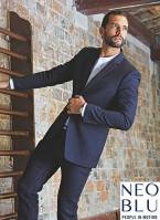 NEOBLU PREMIUM HERREN-SAKKO -NB3164 MARIUS- Eleganz aus Paris, bis Gr. 66