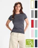 ROLY-ECO DAMEN-BIO-ORGANIC-T-SHIRT -GOLDEN RY6696- Bio-Baumwolle, perfekter Tragecomfort