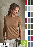 TEE JAYS LUXURY-DAMEN-BIO-INTERLOCK-T-SHIRT -TJ 580N- extra heavy, absolute Top-Qualität, perfekter Tragecomfort